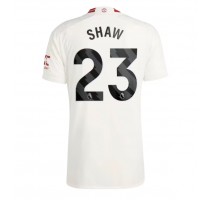 Manchester United Luke Shaw #23 Koszulka Trzecia 2023-24 Krótki Rękaw